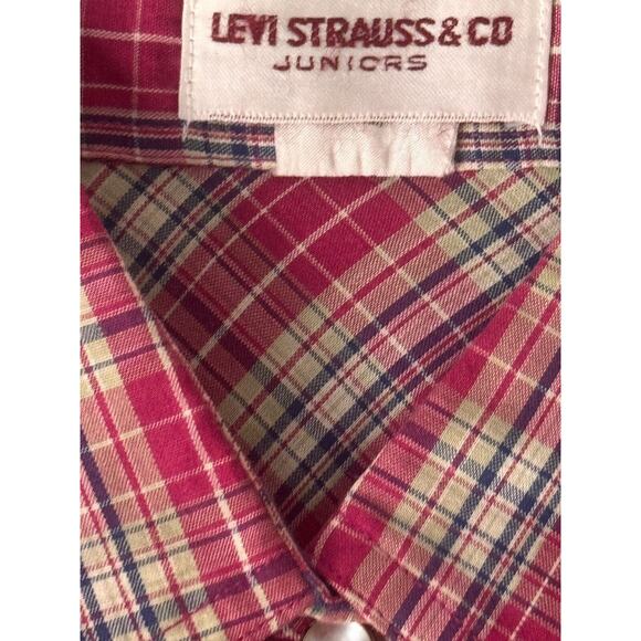 LEVIS VTG Pearl Snap Cowgirl Shirt‎ Western Rodeo Line Dance Chest 36" - Picture 6 of 6